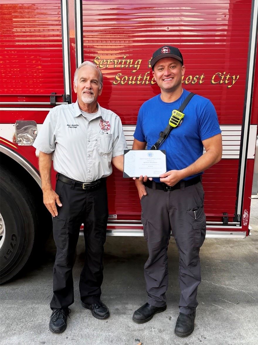 Mosblech honored for 5-YOS